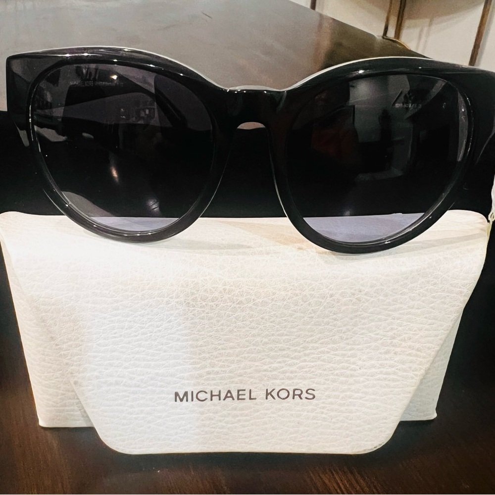 Michael Kors Glossy Black Sunglasses